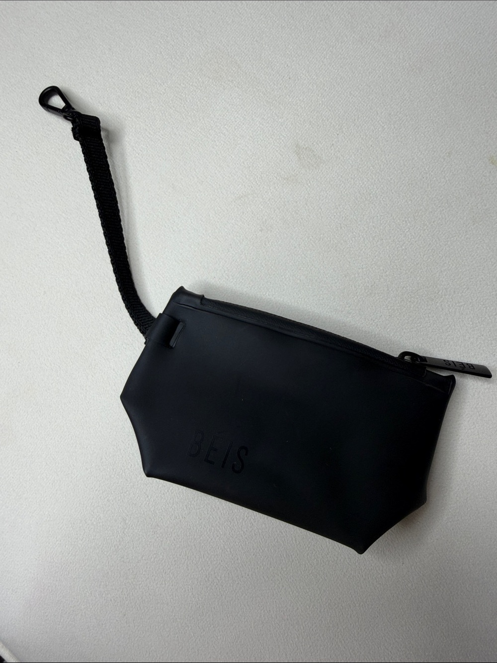 BEIS Black Travel Wristlet Toiletry Pouch